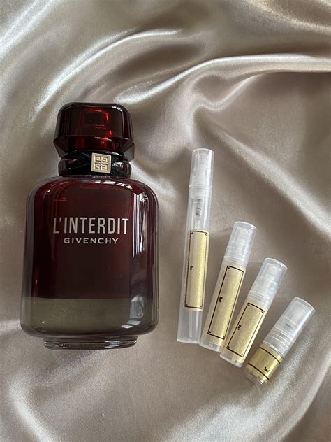 givenchy l'interdit red|l'interdit Givenchy sample.